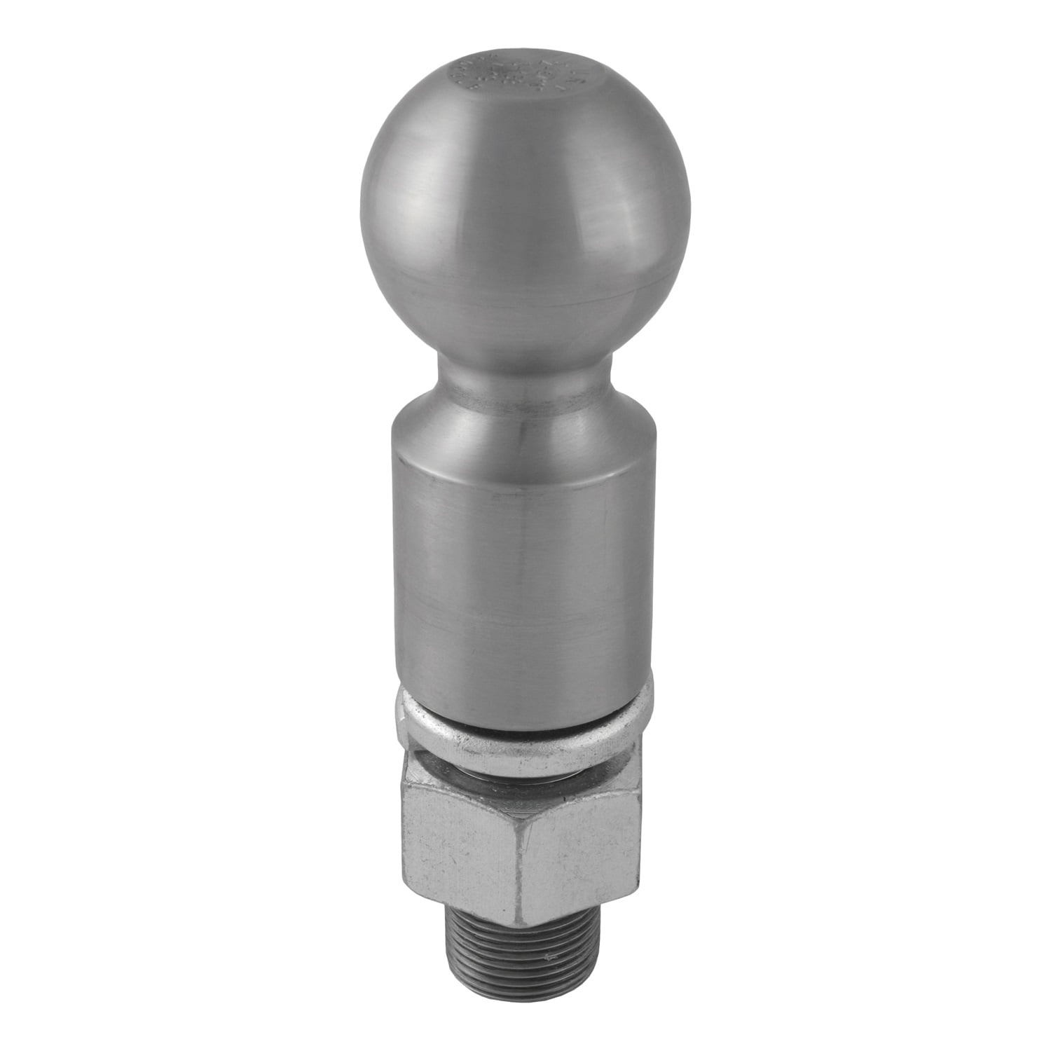 2-5/16-Inch Diameter Tow Ball with 1-1/4-Inch x 2-5/8-Inch Shank 2-Inch Rise 25,000 lbs. CURT 40087 Raw Steel Trailer Hitch Ball 