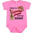thumbnail image 3 of Inktastic I Listen to Country Music with My Mommy with Guitar and Hat Boys or Girls Baby Bodysuit, 3 of 5