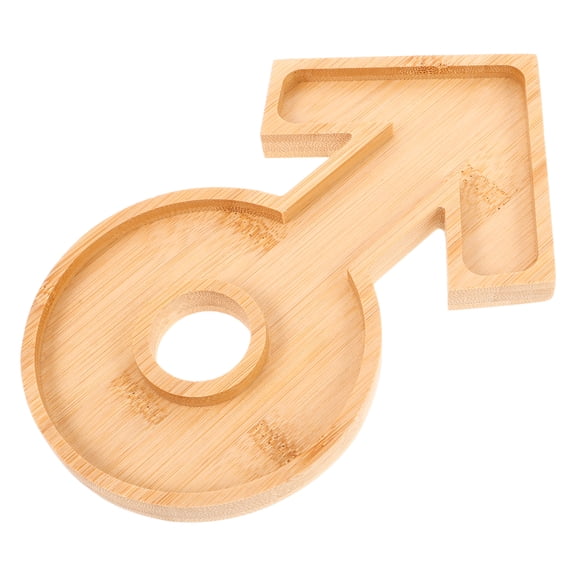 FRCOLOR  Gender Reveal Tray Large Serving Platter Platters Serve Baby Beige