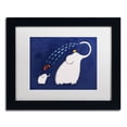 thumbnail image 2 of Carla Martell 'Umbrella Elephant' Matted Framed Art, 2 of 5