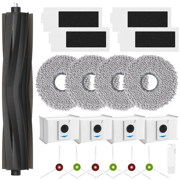 19 Replacement Parts for ECOVACS DEEBOT T30S/T30S Pro Vacuum and Mop Accessories Kit