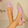 thumbnail image 4 of Viluyesy Pumps for Women Pointed Toe Slingback Kitten Heel Comfortable Dress Work Shoes Casual Walking Pink Size 5.5, 4 of 9