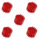 thumbnail image 3 of Adorno de Valla de madera en miniatura Bewildely decorativo Rojo 100x3cm, 3 of 6