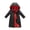 Black, variant on Ruyang Kids Winter Reversible Parka Coat Boys Girls Long Quilted Puffer Jacket Lightweight Padded Warm Hooded Down Outwear