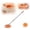Orange:1pcs, variant on Adjustable Wall Cleaner Mop with 360° Rotating Head, Washable Reusable Microfiber Cleaning Mop, Multi-Purpose Dust Cleaner for Painted Walls Baseboard Floor Door Ceiling Window