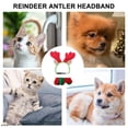 thumbnail image 5 of USHOBE 2Pcs Pet Antlers Head Band Multi Polyester Christmas Themed Circle Decoration For Cat, 5 of 5