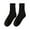 Black, variant on Crew Socks for Women Fall Winter Thickened Warm Loop Mid Tube Socks That Can Be Styled As Long Slouch Socks Thermal Socks White One Size