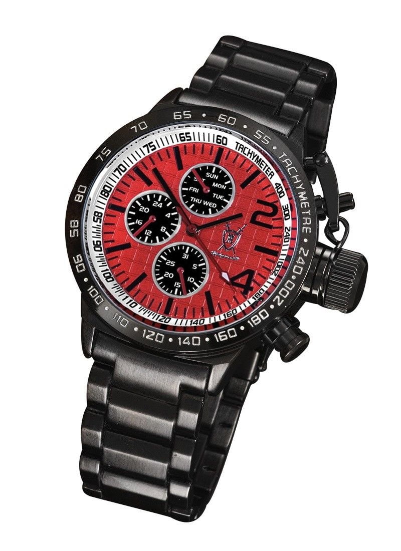 Black watch. Часы Konigswerk. Часы no.1 g6, Metal (Black). Tachymetre Konigswerk.