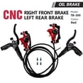 thumbnail image 2 of Yeacher Bicycle Hydraulic Disc Brakes Front Rear Calipers Set for MTB Mountain Bike Left Right Brake Lever Kit with 160mm Disc Rotor, 2 of 7
