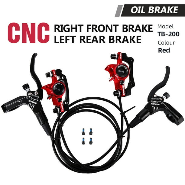 MTB Hydraulic Disc Brake Front Rear Calipers Set 22mm Mountain Bike Cycling Left Right Brake Lever Kit
