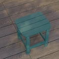 thumbnail image 3 of Merrick Lane Table d'Appoint Adirondack Tout Temps Intérieur/extérieur en Résine Sarcelle, 3 of 12
