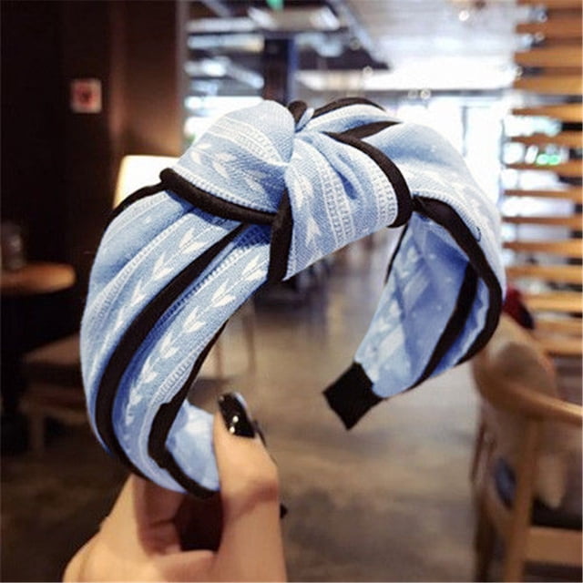 Diademas para mujer, diadema cuadrada para mujer, diadema elástica de yoga, linda banda para el cabello, bandanas anudadas, diadema, horquilla para el cabello