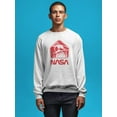 thumbnail image 2 of NASA Nasa Astronaut Red Sign Sweatshirt Men -NASA Designs, Male XX-Large, 2 of 4