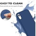 thumbnail image 2 of iPhone XR Case, iPhone 10 XR Case Slim Lightweight Smooth Liquid Silicone Soft Gel Rubber Microfiber Lining, 2 of 5