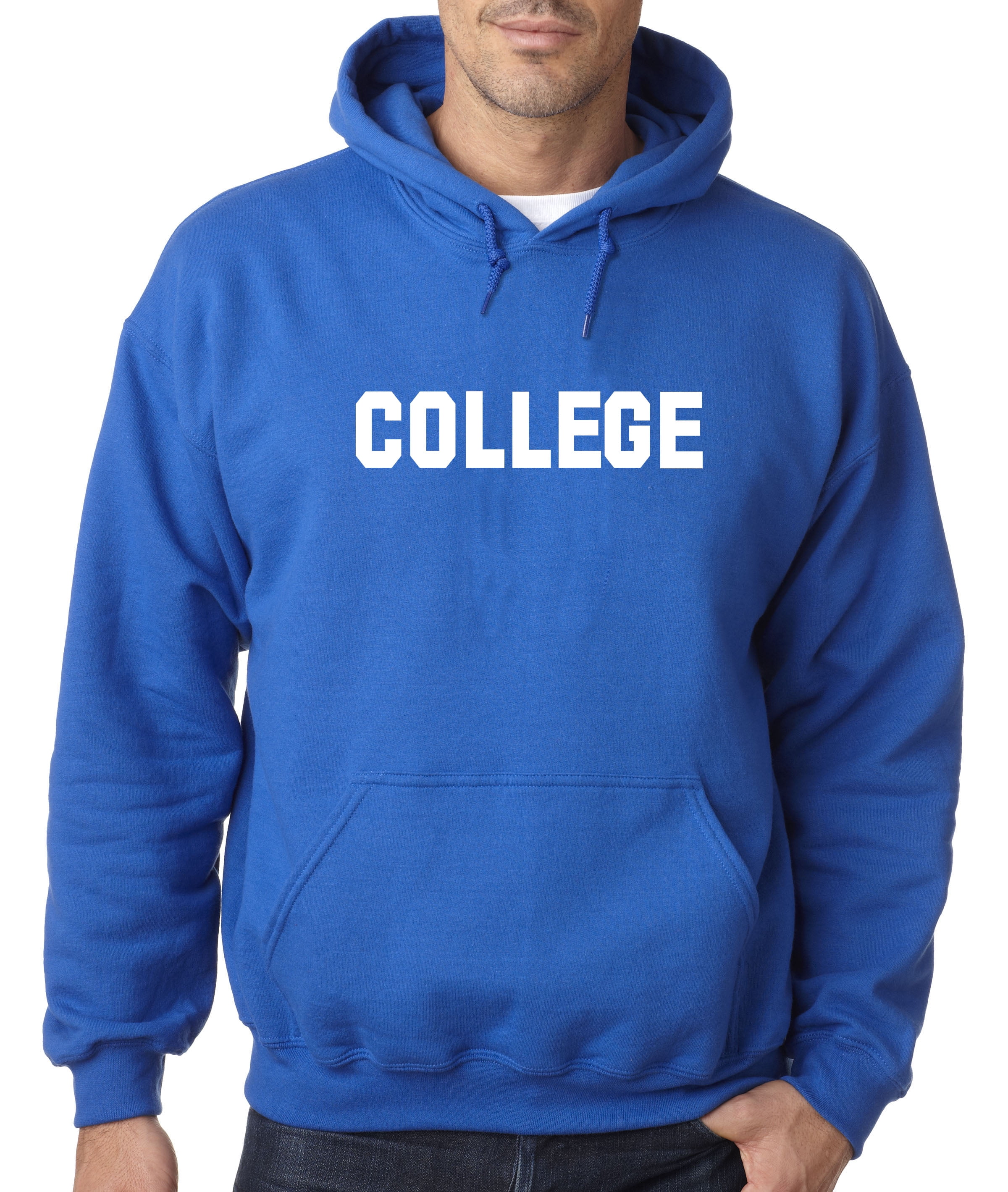 sweatshirt that says college