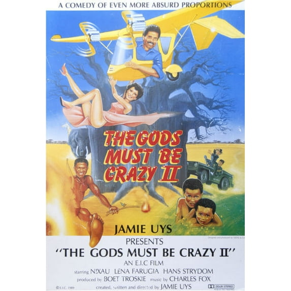 The Gods Must Be Crazy 2 Poster 27Inx40In 27Inx40In for any room 27x40 Square Adults Best Posters