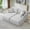 Light Grey, variant on MAYEERTY 70.9" Light Gray Corduroy Double Chaise Loveseat with Cup Holders & Side Pocket, Compressible No Assembly Spring Sofa