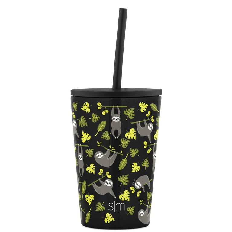 Dart Solo CC12C-J5145 Jungle Print 12-14 oz. Plastic Kid's Cup with Lid and  Straw - 250/Case