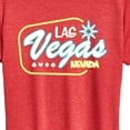 thumbnail image 3 of Instant Message - Las Vegas -Women's Short Sleeve Graphic T-Shirt, 3 of 6