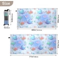 thumbnail image 4 of Coolnut Cute Colorful Whale Microfiber Beach Towel Absorbent Bath Towel Quick Dry Portable Travel Towel for Gym Yoga Swim- 71x31in Wash cloth, 4 of 7
