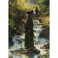 thumbnail image 3 of Póster de arte de guerrero Bushido Vagabond de Miyamoto Musashi, manga de anime japonés vintage, pintura en lienzo, impresiones de pared, imagen para decoración del hogar, 3 of 5