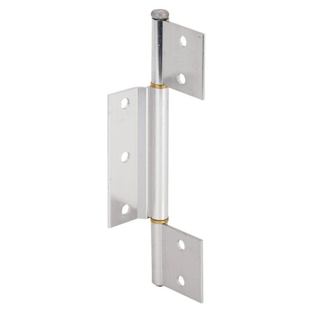 Screen Door Hinge, 1/8 inch 
Offset  Center Leaf, Aluminum Finish, Pack of 1