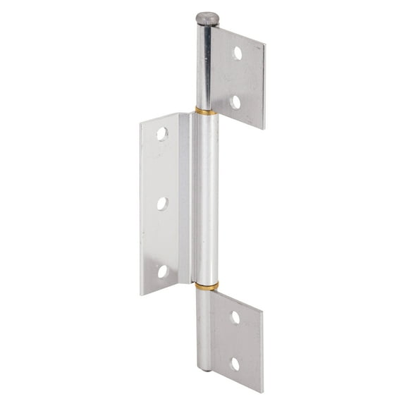 Screen Door Hinge, 1/8 inch 
Offset  Center Leaf, Aluminum Finish, Pack of 1