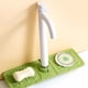 thumbnail image 5 of Tapete protector de silicona para fregadero, cortado a medida | Almohadilla flexible desviadora de agua para grifo de cocina | Protector antideslizante para lavabo | Paquete de 1, 5 of 9