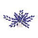 thumbnail image 4 of Nvzi Horquillas para el pelo de boda con flores para novias, peinetas con perlas de cristal, pinzas para el pelo, accesorios para el pelo de boda dorados, joyas, color blanco, 4 of 4