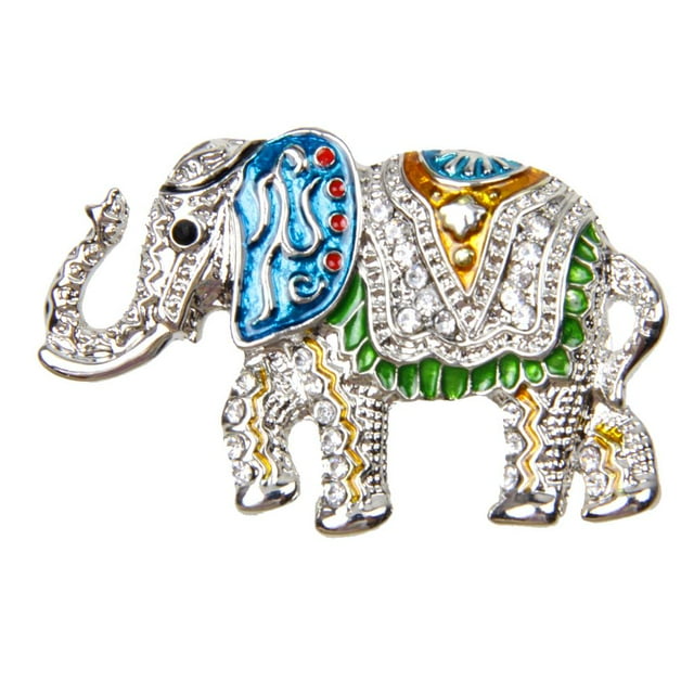 New Fashion Elephant Rhinestone Crystal Brooch For Women /