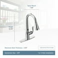 thumbnail image 3 of Moen Arbor Chrome One-Handle Pulldown Kitchen Faucet, 3 of 7