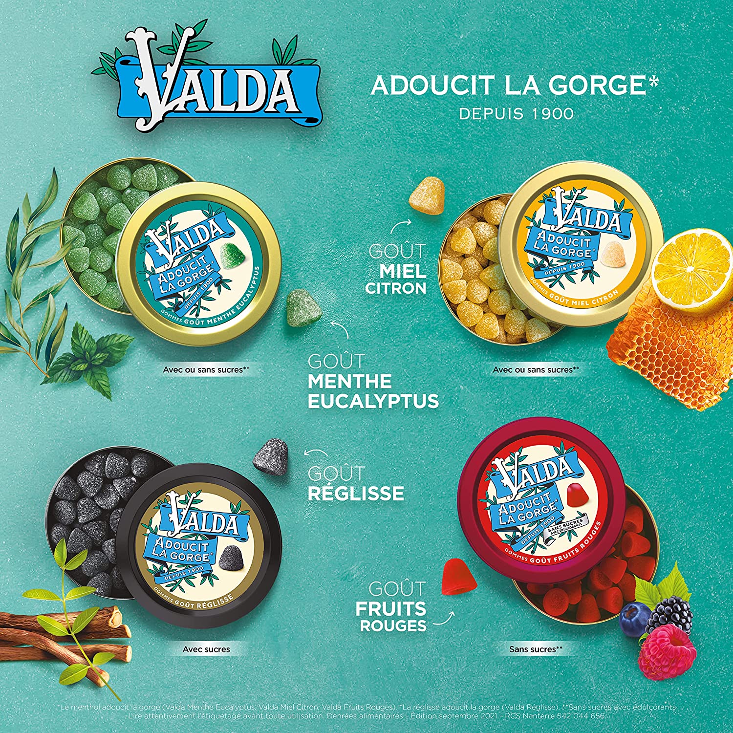 Valda Sans Sucre Pastilles 50 - Pharma Online