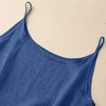 thumbnail image 6 of Tank Tops For Women Cotton Linen Camisole Tops For Spaghetti Strap Loose Fit Tank Top Summer Casual Sleeveless Shirts Camisole Tops For Women, 6 of 6