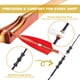 thumbnail image 4 of Reemplazo de Cuerda de Arco Uxcell, Cuerdas de Arquería con Protector de Dedo y Puntos de Nock de Latón para Arco Recurvo de 53 Pulgadas, 4 of 6
