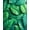 Green, Pattern 1, variant on ODIKA 4'x6' Machine Washable Non-Slip Area Rug, Jungle Bloom Green Floor Exotic Leaf Patterned High Traffic Rug, Green, 93219
