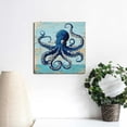 thumbnail image 3 of Acheng Beach Themed Room Decor Navy Blue Wall Art Sea Turtle Jellyfish Octopus Fish Picture Wall Decor Nursery Kids Bedroom Decorations Boho Ocean Animal Canvas Home Painting, 3 of 5