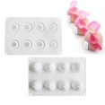 thumbnail image 2 of Billuyoard Herramientas de moldeo de pasteles de huevo de 8 agujeros, bandeja de silicona para hornear Fondant con forma de Cupcake, moldes de espuma para Almacenamiento y organización del hogar Billuyoard HA023473-00, 2 of 6