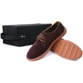 thumbnail image 7 of Mio Marino Men's Suede Derby Casual Dress Shoes, 7 of 7
