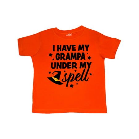 

Inktastic I Have My Grampa Under My Spell with Cute Witch Hat Gift Toddler Boy or Toddler Girl T-Shirt
