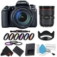 thumbnail image 5 of Canon EOS 77D Appareil Photo Reflex Numérique avec Objectif 18-135mm Ensemble avec Kit de Filtres 9 Pcs + Objectif Bonus 24-70mm (Modèle Intl), 5 of 5