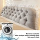 thumbnail image 5 of Almohada de cama, paquete suave, gran almohada de respaldo, almohada de lado, paquete suave, almohada, gran almohadón de respaldo 50x120cm, Gris, 5 of 6