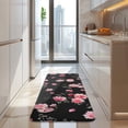 thumbnail image 4 of Pioneer Flower Floral Print Pattern Kitchen Rug Mat,Kitchen Runner Rugs Non Skid Washable,Decorative Kitchen Floor Mats for Kitchen,Sink,Laundry,17"x47.2", 4 of 7