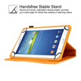 thumbnail image 5 of Universal Case for 7.9-8.7 inch Tablet, GSFY Stand Folio Protective Cover for 7.9/8.0/8.3/8.4/8.7 inch Touchscreen Tablet with Multiple Viewing Angles Document Card Pocket - Orange Blocks, 5 of 7