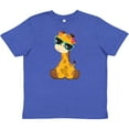 thumbnail image 3 of Inktastic Giraffe With Blue Sunglasses, Cute Giraffe Youth T-Shirt, 3 of 5