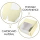 thumbnail image 3 of Caja de embalaje para sombreros con ventana, 2 unidades, cuadrada, plegable, de papel, transparente, para guardar gorras de béisbol, 3 of 7