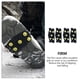 thumbnail image 4 of Ice Grippers for Shoes Shoe Ice Grippers for Archery Use 2Pairs Black Tpe, 4 of 5