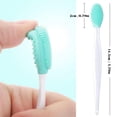 thumbnail image 4 of Silicone Nose Cleaning Brush, Removes Blackheads Gently, Soft Flexible Non Deformable, 2 by 14.5 cm, Easy to Rinse for Daily Skincare, Long Lasting Facial Cleansing Tool, 4 of 8