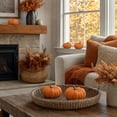 thumbnail image 5 of BUTASY Fall Pumpkin Decorations for Home-5Pcs Realistic Plastic Pumpkins for Indoor Outdoor Thanksgiving Centerpieces Party Decor, 5 of 7