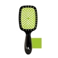 thumbnail image 3 of 1 Piece Hexagonal Grid Comb Wet and Dry Hairdressing Comb Straight Hair Styling Hollow Massage Comb Yellow, 3 of 4
