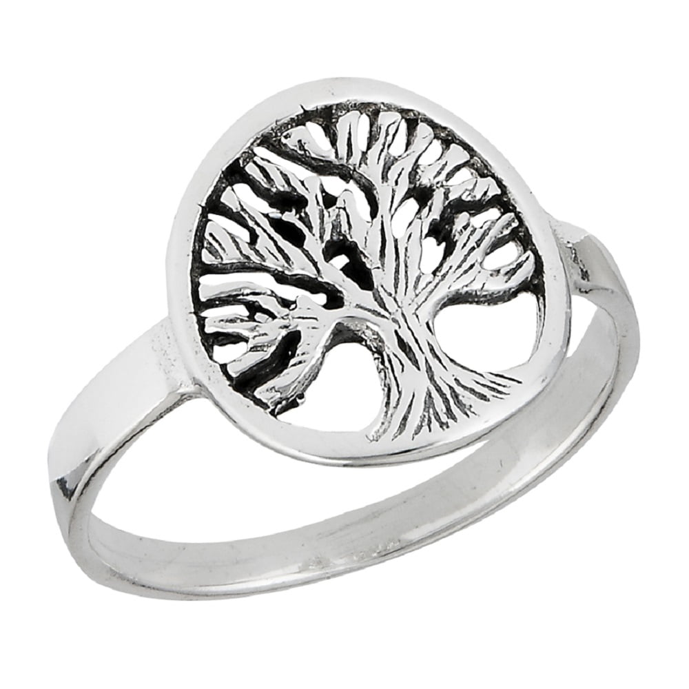 Tree  Of  Life  Ring   ! Brand  New  !! 925 Sterling  Silver 